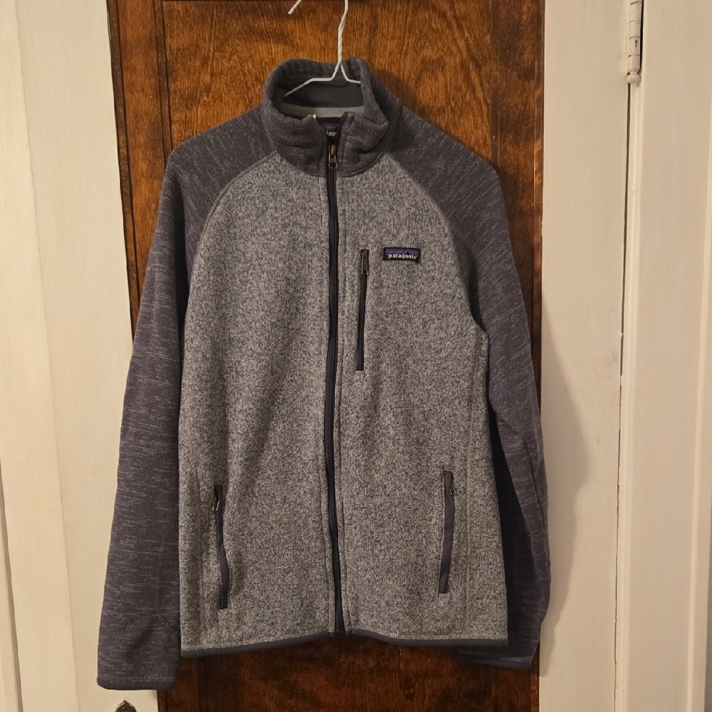 Patagonia Two-Tone Gray Better Sweater Full Zip